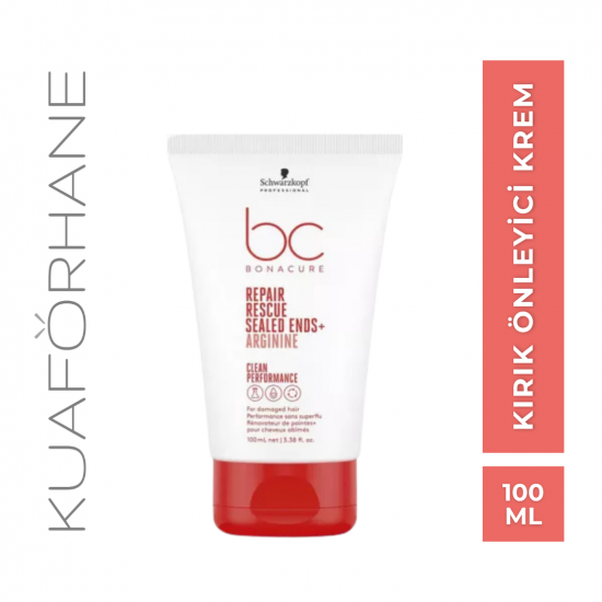 SCHWARZKOPF BC BONACURE REPAİR RESCUE ACİL KURTARMA DURULANMAYAN KIRIK UÇ ÖNLEYİCİ KREM 100 ML