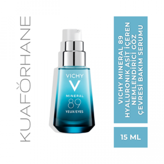 VICHY MINERAL 89 HYALURONIK ASİT İÇEREN NEMLENDİRİCİ GÖZ ÇEVRESİ BAKIM SERUMU 15 ML