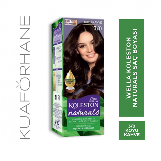 WELLA KOLESTON NATURALS SAÇ BOYASI 3.0 KOYU KAHVE