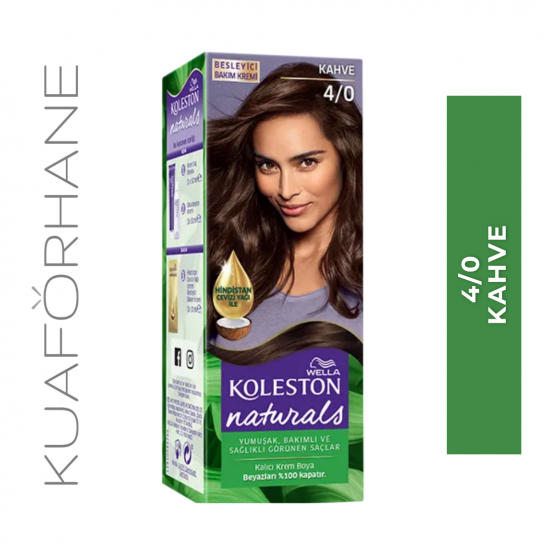 WELLA KOLESTON NATURALS SAÇ BOYASI 4.0 KAHVE