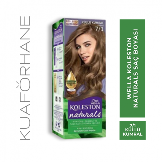 WELLA KOLESTON NATURALS SAÇ BOYASI 7.1 KÜLLÜ KUMRAL