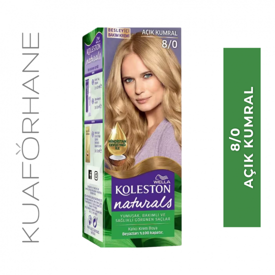 WELLA KOLESTON NATURALS SAÇ BOYASI 8.0 AÇIK KUMRAL